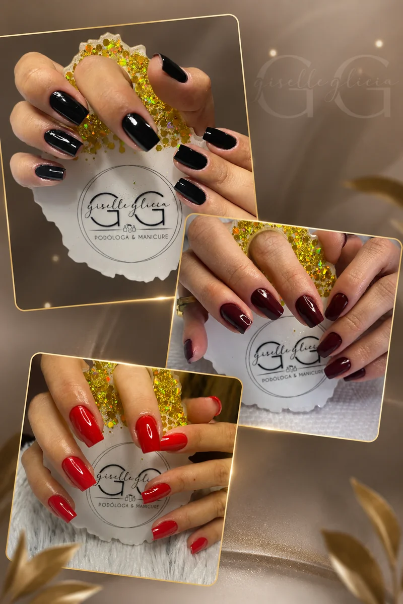 Trabalhos reais de manicure realizados por Giselle Glicia